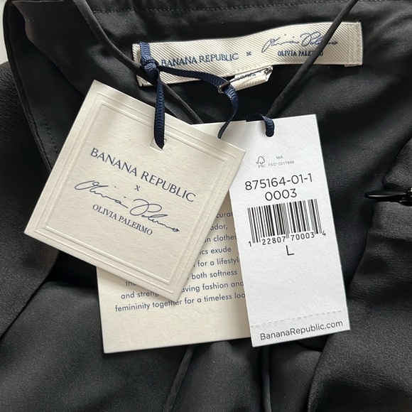 NWT Banana Republic x Olivia Palermo Bias Cut Strappy Tunic Large - Picture 4 of 4